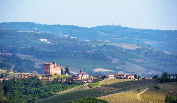 Landscape of langhe, Piedmont, Italy