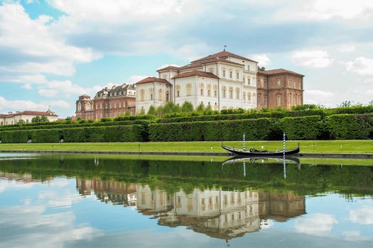 Peschiera at Venaria savoy palace in  turin, Piedmont 