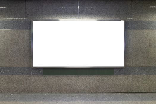 Free space, blank billboard with copyspace.