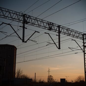 ruins of a very heavily polluted industrial factory, industrial series