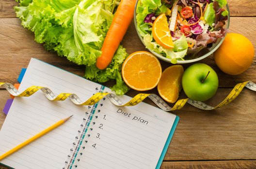 Healthy food and planing for diet
