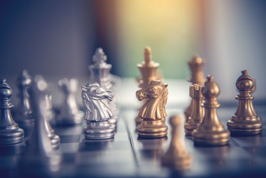 Chess board - A competitive business idea to succeed.