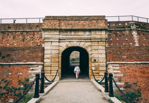 Belgrade, Serbia - 07/17/2018.  Belgrade Fortress in a cloudy summer day