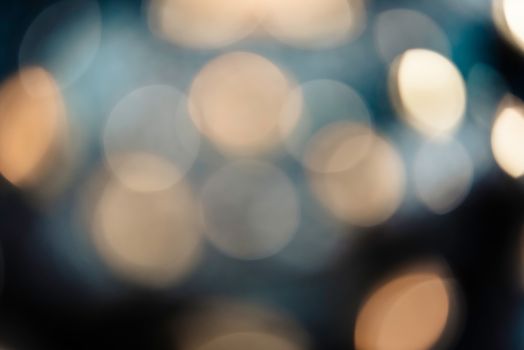 Abstract bokeh background of light bulb