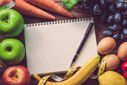 Healthy food and planing for diet