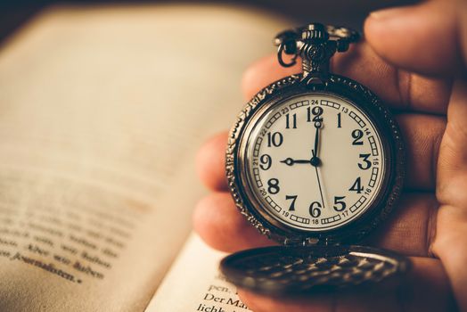 Antique watch in hand 