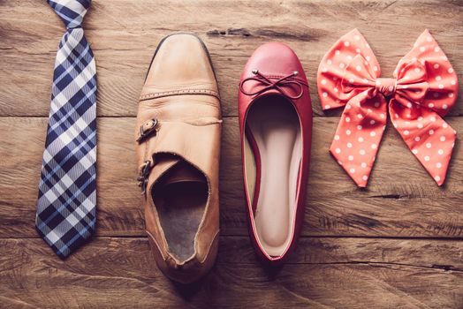 Clothing and accessories for men and women ready for travel - life style 