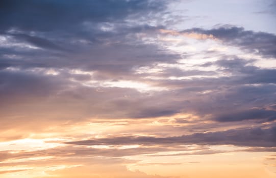 Beautiful golden evening light