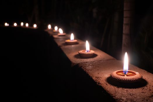 Lamp, Light, lantern in the night Dates of the Loy Krathong Festival, Chiang Mai Thailand,