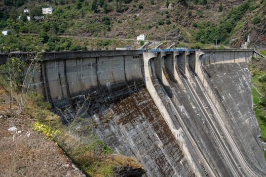 Green Energy, hydroelectric power plant of Grandas de Salime, Asturias, Spain