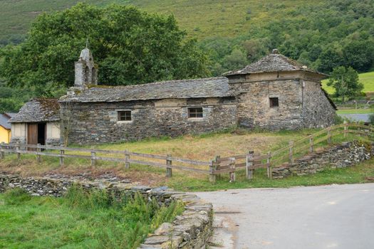 Old church of La Mesa, Camino de Santiago, Asturias, Spain