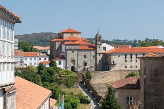 Beautiful churches of Santiago de Compostela, Spain