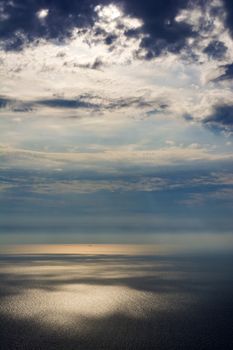 Moody skies over the Ionian Sea - Greece