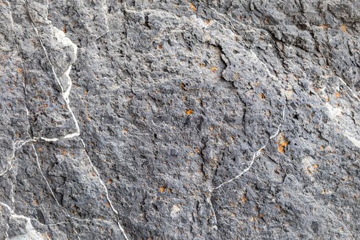 Grey stone on the Spanish island Fuerteventura