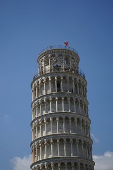 The leaning  tower of Pisa in the Miracle Place
