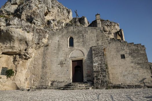 The old side of the town of Matera, Basilicata - Italy