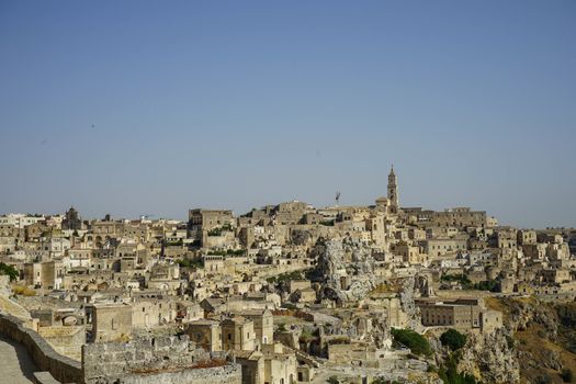 The old side of the town of Matera, Basilicata - Italy