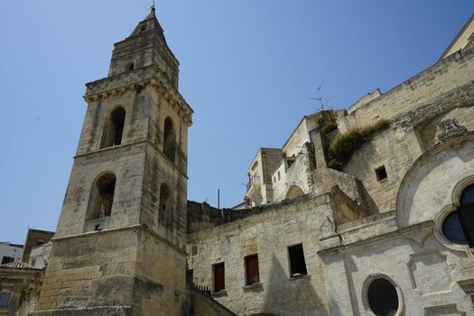 Church of San Pietro Barisano. Old rock church in Matera, Basilicata. Italy