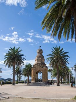 Pegli Square in Carloforte, Sardinia - Italy