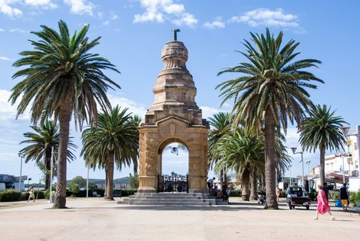 Pegli Square in Carloforte, Sardinia - Italy