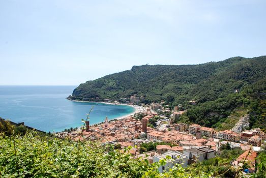 View of Noli, Liguria - Italy