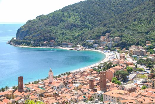 View of Noli, Liguria - Italy