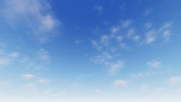 Cloudy blue sky abstract background, blue sky background with tiny clouds, 3d rendering

