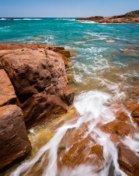 Wonderful colors of the beaches of Virgin Gorda, British Virgin Islands