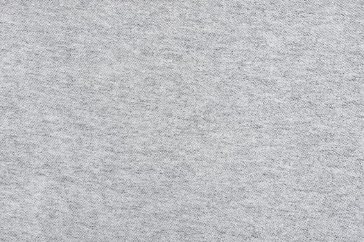 Inner side of warm gray fleece fabric texture cotton