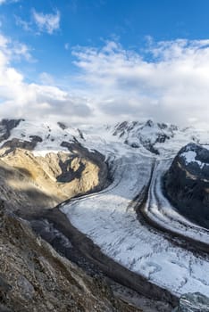 Matterhorn Glacier Paradise in Gornergrat, Zermatt of Switzerland.
