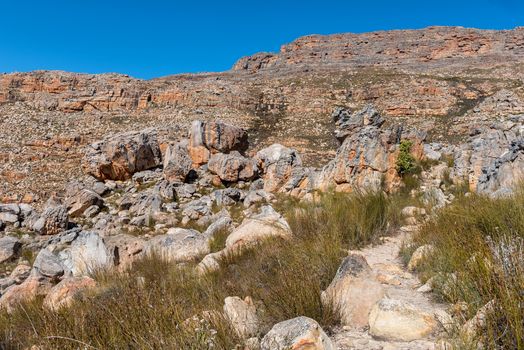 The Bokveldskloof hiking trail to the Maltese Cross near Dwarsrivier in the Cederberg Mountains of the Western Cape Province