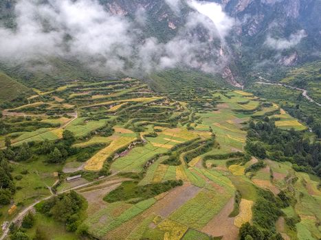 Zha Ga Na, the place which created with God's thumb, in Diebu county, Gansu province.