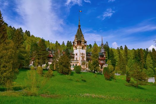 Peles Castle (Castelul Peles) in Sinaia, Romania