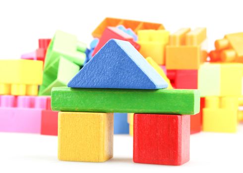 Plastic Toy Blocks Encourage Learning Through Play