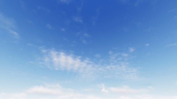 Cloudy blue sky abstract background, blue sky background with tiny clouds, 3d rendering

