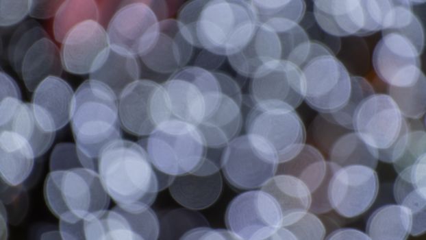 Abstract & Festive background with bokeh defocused lights