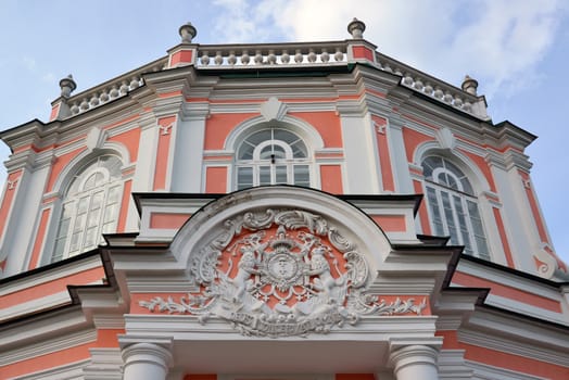 Big Stone Orangery in estate Kuskovo18 century in Moscow, Russia.