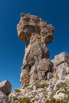 The Maltese Cross on the Bokveldskloof hiking trail near Dwarsrivier in the Cederberg Mountains of the Western Cape Province