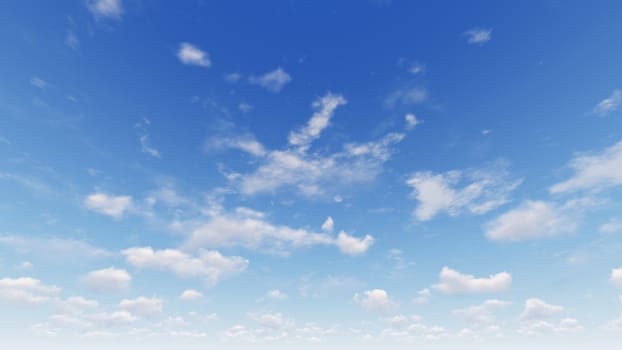 Cloudy blue sky abstract background, blue sky background with tiny clouds, 3d rendering

