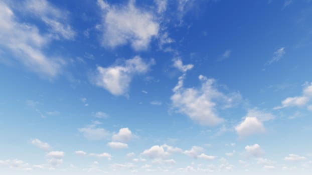 Cloudy blue sky abstract background, blue sky background with tiny clouds, 3d rendering

