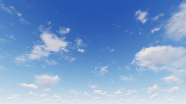 Cloudy blue sky abstract background, blue sky background with tiny clouds, 3d rendering

