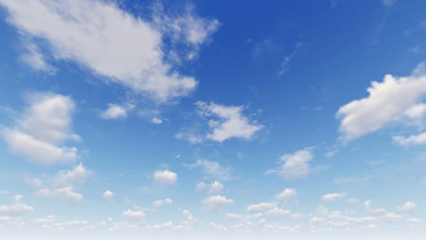 Cloudy blue sky abstract background, blue sky background with tiny clouds, 3d rendering

