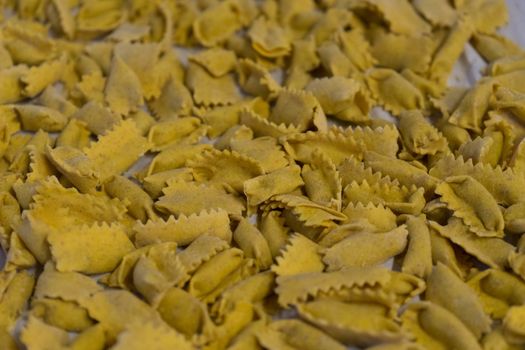 Agnolotti: home made pasta of the Langhe, Piedmont - Italy