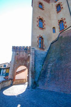 Castle "Falletti". Located in the center of the village of Barolo, CN - Piedmont - Italy