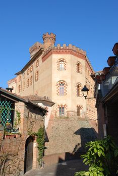 Castle Falletti. Located in the center of the village of Barolo, CN - Piedmont - Italy