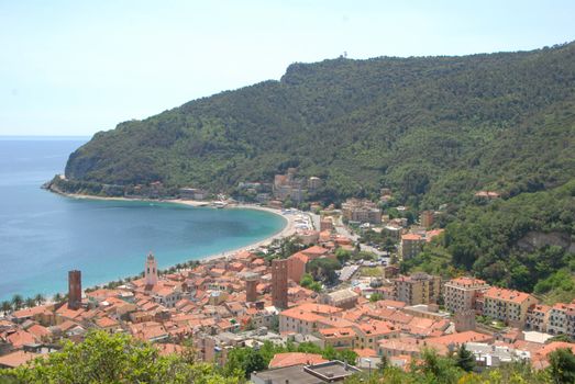 View of Noli, Liguria - Italy