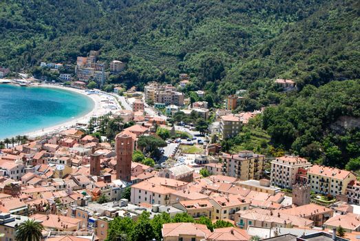 View of Noli, Liguria - Italy