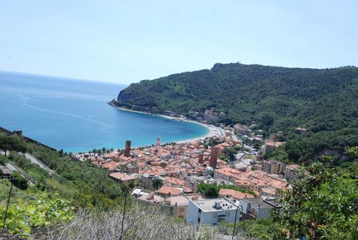 View of Noli, Liguria - Italy