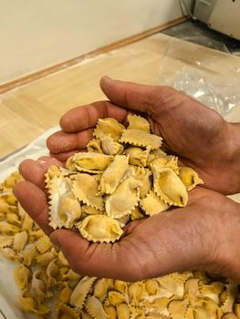 Agnolotti: pasta of the Langhe, Piedmont - Italy