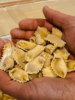 Agnolotti: pasta of the Langhe, Piedmont - Italy